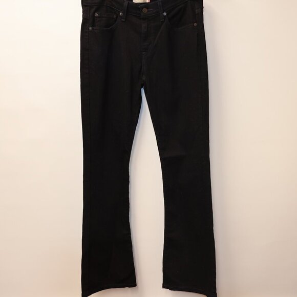 Levis 515 Womens Bootcut Black Denim Jeans Size 8M Made In Colombia - Picture 13 of 15